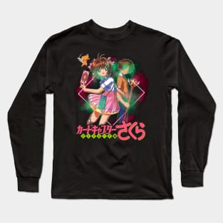 Vintage Sakura Cute Japanese Manga Long Sleeve T-Shirt